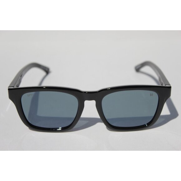 SPY OPTICS Saxony Sunglasses Black/Happy Gray Green Black Mirror NEW - Picture 6 of 10